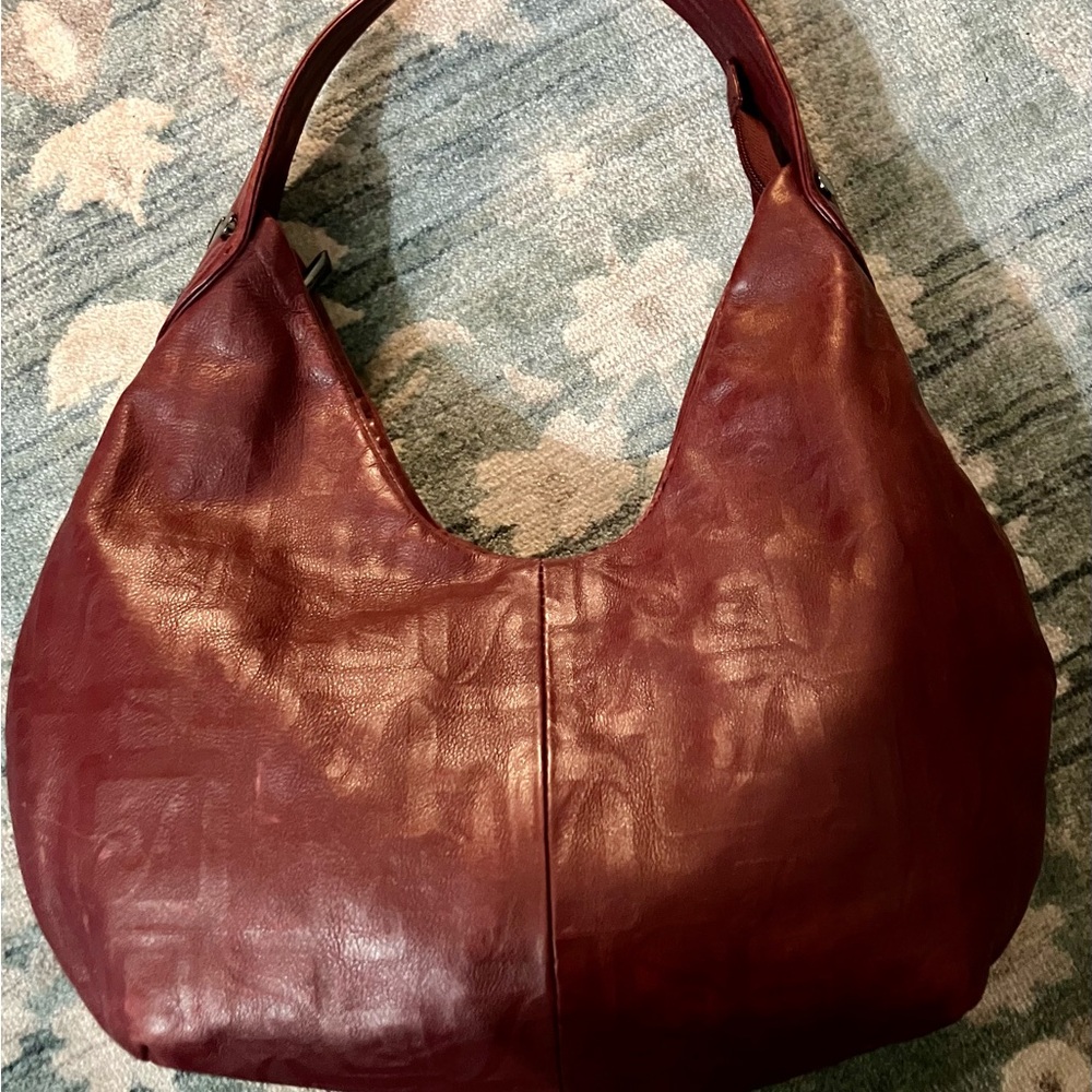 Stone Mountain Accessories Deep Red Hobo Bag